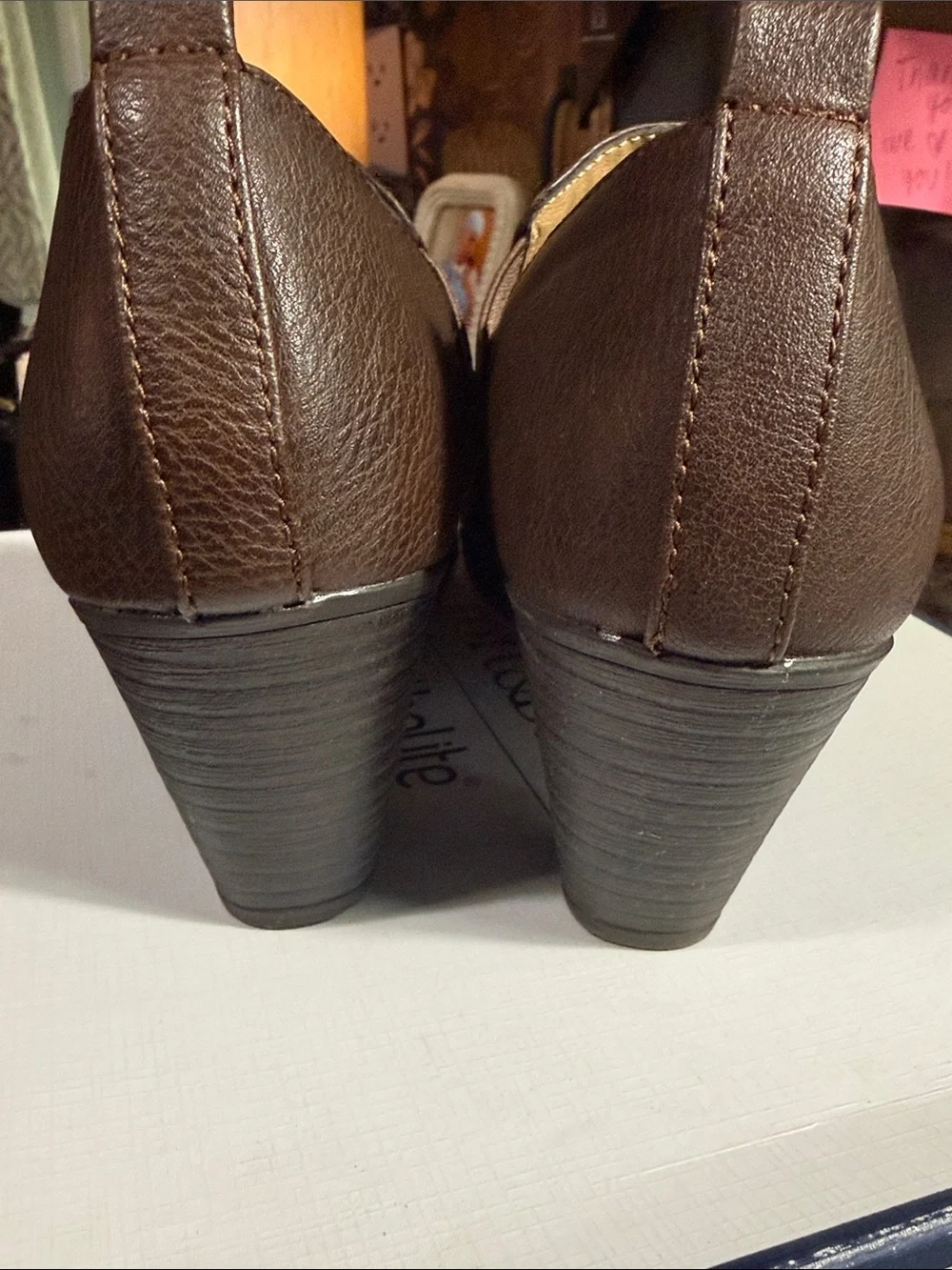 croft & barrow Maid women’s Brown Leather ankle boots